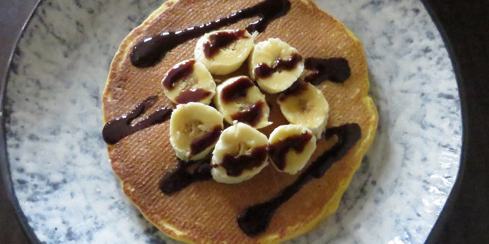 Pumpkin pancake recipe pancakes served